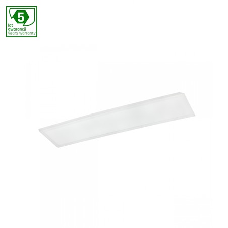 Pannello LED Algine 300 × 1200 mm 40 W 6000 K IP20, antiabbagliamento, bianco