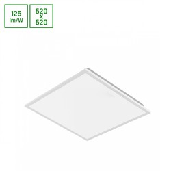LED-Panel Algine 620 × 620 mm 40 W 4000 K IP20, weiß – SLI035086NW_PW