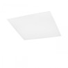 LED-panel Algine 620 × 620 mm 40 W 4000 K IP40, bländfri, vit