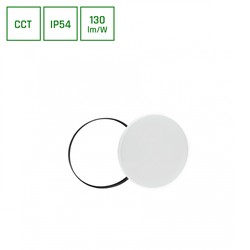 LED-plafonnière Nymphea 18 W IP54, CCT (instelbare kleurtemperatuur), rond, wit – foto 7