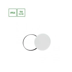 LED-plafond Nymphea 18 W 6000 K IP54, rund, vit – foto 6