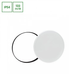 LED-plafond Nymphea 40 W 6000 K IP54, rund, vit