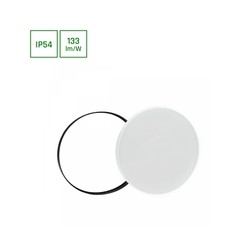 LED-Wand- und Deckenleuchte Nymphea 40 W 6000 K IP54, mit Bewegungsmelder, rund, weiß – Foto 7