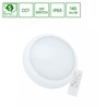 LED bulkhead light Nymphea City 30 W IP65, with sensor, CCT (adjustable colour temperature), round, white – photo 2