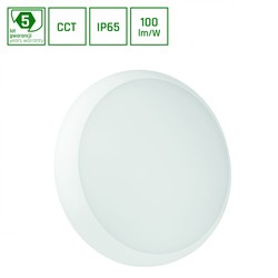 Πλαφονιέρα LED στεγανή Nymphea City 18 W IP65, CCT (ρυθμιζόμενη θερμοκρασία χρώματος), στρογγυλό – SLI031028CCT – φωτογραφία 2