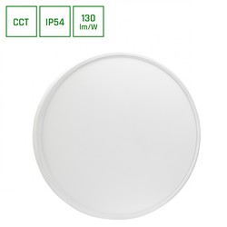 Светодиодный светильник-иллюминатор Nymphea Flat Duo 48 W IP54, CCT (регулируемая цветовая температура), круглый, белый