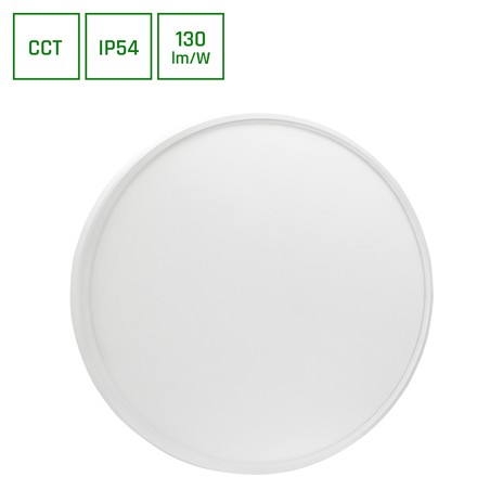 Hublot LED Nymphea Flat Duo 48 W IP54 CCT (température réglable) rond blanc