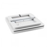 Plafonier LED estanque Nymphea Fusion 20 W IP44, CCT (temperatura de cor ajustável), quadrado, branco