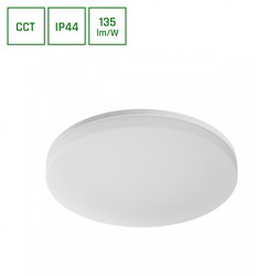 LED-Wand- und Deckenleuchte Nymphea Fusion 20 W IP44, CCT (Farbtemperatur einstellbar), weiß