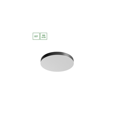 LED-Wand- und Deckenleuchte Nymphea Optima 36 W IP20, CCT (Farbtemperatur einstellbar), rund, weiß
