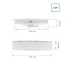 Downlight LED Algine 12 W 3000 K IP20, podtynkowy, natynkowy, okrągły – zdjęcie 9