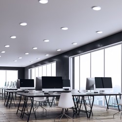 Downlight LED Algine 18 W 3000 K IP20, podtynkowy, natynkowy, okrągły – zdjęcie 8