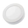 Pannello LED Algine 12 W 6000 K IP20, a plafone, rotondo, bianco