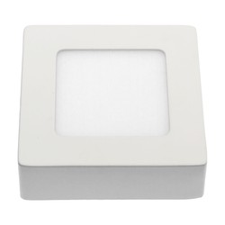 LED panel Algine 6 W 6000 K IP20, surface-mounted, square, white