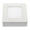 Panel LED Algine 120 × 120 mm 6 W 3000 K IP20, de superficie, cuadrado, blanco