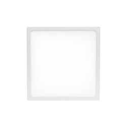 LED downlight Algine 24 W 4000 K IP20, surface-mounted, square, white