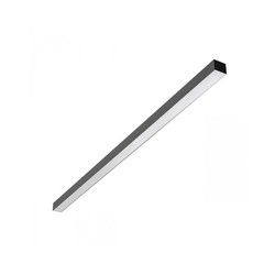 LED-Deckenleuchte Allday 20 W IP20, CCT (Farbtemperatur einstellbar), blendfrei, schwarz