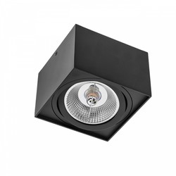 Σποτ LED AR111 Chloe GU10 IP20, τετράγωνο, μαύρο – φωτογραφία 6