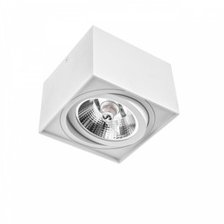 Σποτ LED AR111 Chloe GU10 IP20, τετράγωνο, λευκό – φωτογραφία 3
