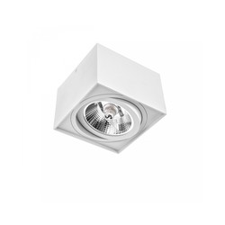 LED-spot AR111 Chloe GU10 IP20, fyrkantig, vit – foto 4