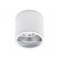 Spot LED AR111 Chloe GU10 IP44 rond blanc