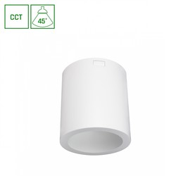 LED-plafondlamp Chloe Complete 7 W IP20, CCT (instelbare kleurtemperatuur), opbouw, rond, antiverblinding, wit – foto 2