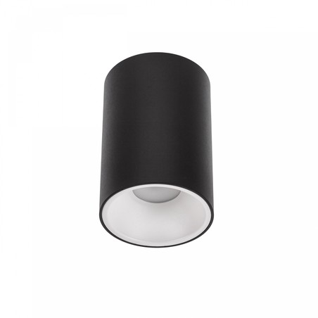 Plafoniera LED Chloe Elemento Painted GU10 IP20, rotondo, nero