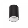 LED ceiling light Chloe Elemento Painted GU10 IP20, round, black – photo 3