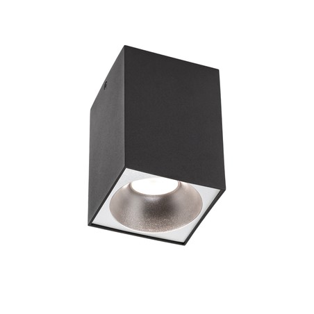 Plafoniera LED Chloe Elemento GU10 IP20, quadrato, nero