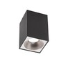 LED-Deckenleuchte Chloe Elemento GU10 IP20, quadratisch, schwarz