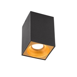 LED ceiling light Chloe Elemento GU10 IP20, square, black – photo 4