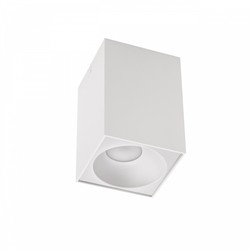 LED ceiling light Chloe Elemento GU10 IP20, square, white – photo 2