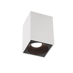 Plafón LED Chloe Elemento GU10 IP20, cuadrado, blanco – foto 6