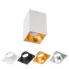 Plafón LED Chloe Elemento GU10 IP20, cuadrado, blanco – foto 10