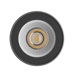 LED ceiling light Chloe GU10 IP44, round, black – photo 5
