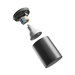 LED-plafondlamp Chloe GU10 IP44, rond, zwart – foto 7