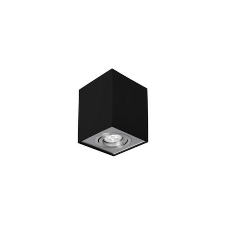 LED spotlight Chloe GU10 IP20, square, adjustable, black