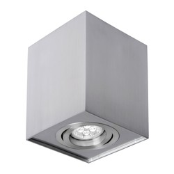 LED-spot Chloe GU10 IP20, vierkant, richtbaar, aluminium