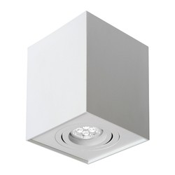 Foco LED Chloe GU10 IP20, quadrado, orientável, branco