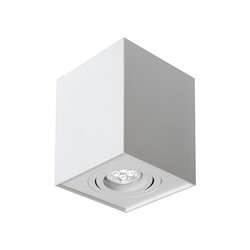 LED spotlight Chloe GU10 IP20, square, adjustable, white – photo 2