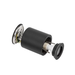 LED ceiling light Chloe GU10 IP65, round, black – photo 2