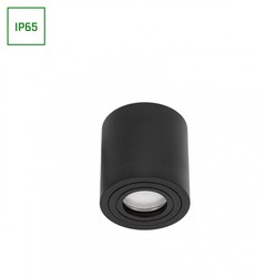 Plafoniera LED Chloe GU10 IP65, rotondo, nero – foto 5
