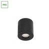 Plafonnier LED Chloe GU10 IP65 rond noir – photo 6