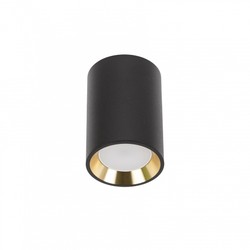 Plafoniera LED Chloe Edge GU10 IP20, rotondo, nero – SLIP005016