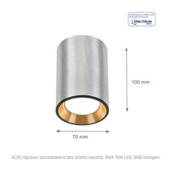 LED-Deckenleuchte Chloe Edge GU10 IP20, rund, schwarz – SLIP005014 – Foto 6