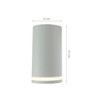 Plafonnier LED Chloe Natynkowa GU10 IP20 blanc – photo 6