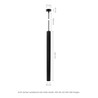 Lampada a sospensione Chloe GU10 IP20, sospeso, orientabile, nero