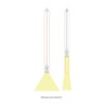 Lampada a sospensione Chloe GU10 IP20, trifase, sospeso, orientabile, bianco – foto 7