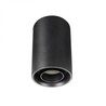 Plafonnier LED Chloe GU10 IP20 en saillie rond orientable noir – photo 2