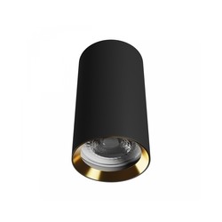 Plafón LED Chloe Variosa GU10 IP20, de superficie, redondo, negro – foto 2